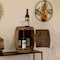 Vintiquewise Vintage Wooden Barrel Shaped Wine Holder with a rotating turntable QI004652 - alternate 6